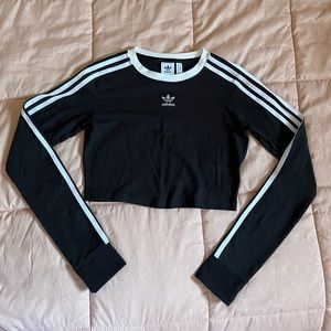Adidas Long Sleeve Crop Top